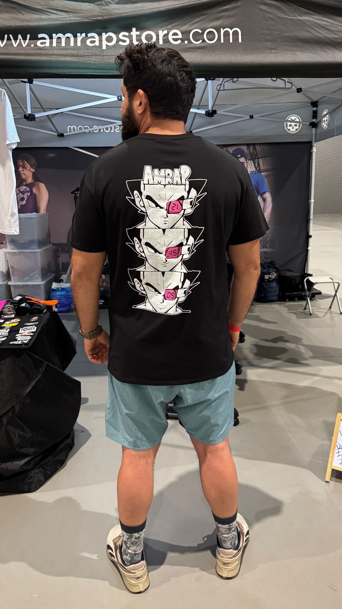 AMRAP T-shirt Masculina Vegeta Preta