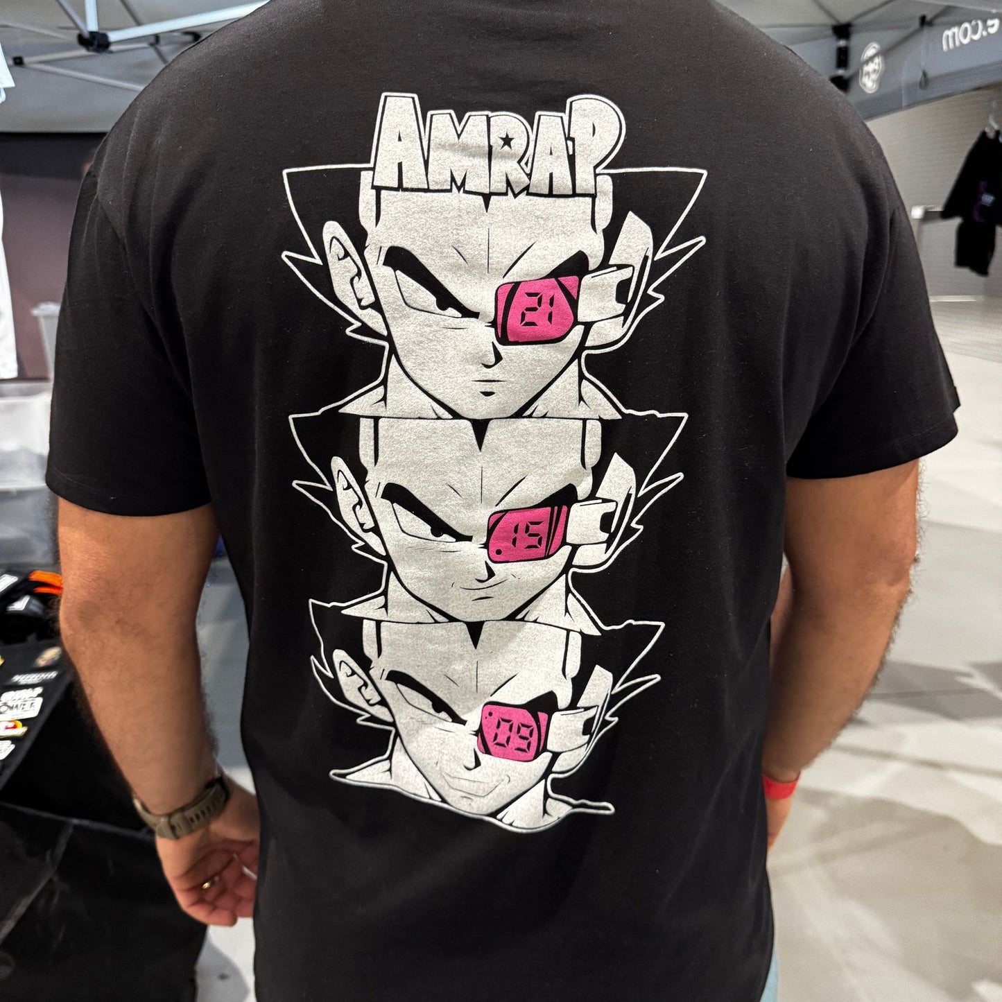 AMRAP T-shirt Masculina Vegeta Preta